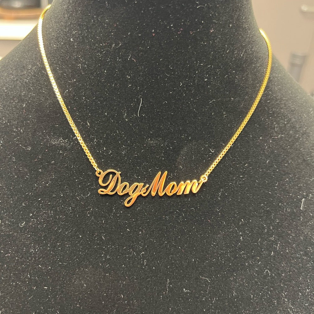Dog mom necklace